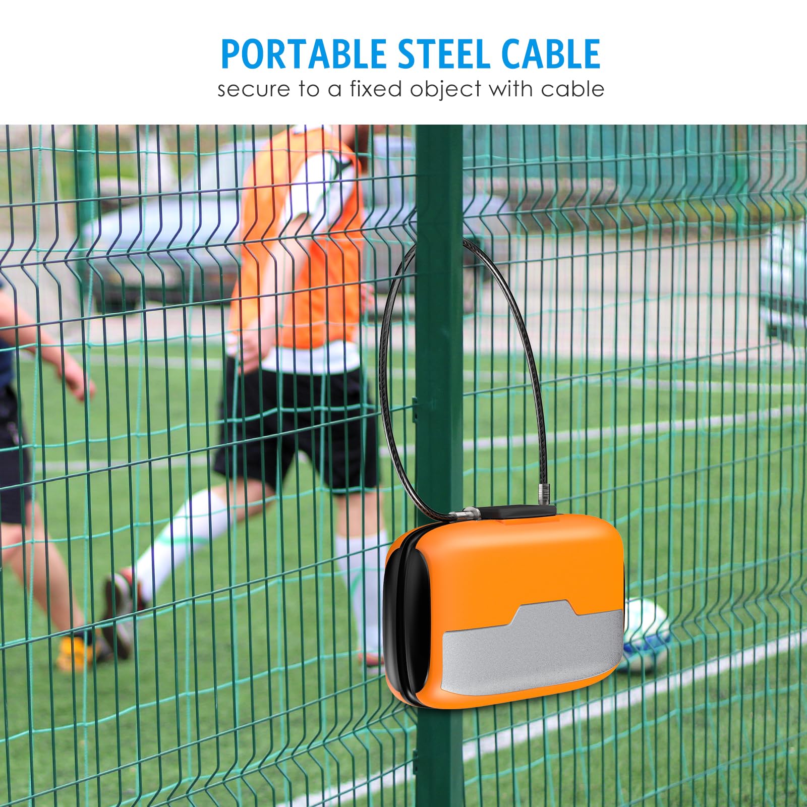 Caja de Seguridad Portátil con - Chain Lock Combination reseña y precio