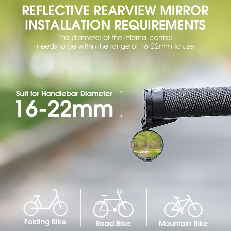 Espejo Retrovisor para Bicicle - Mirror Handlebar Convex reseña y precio