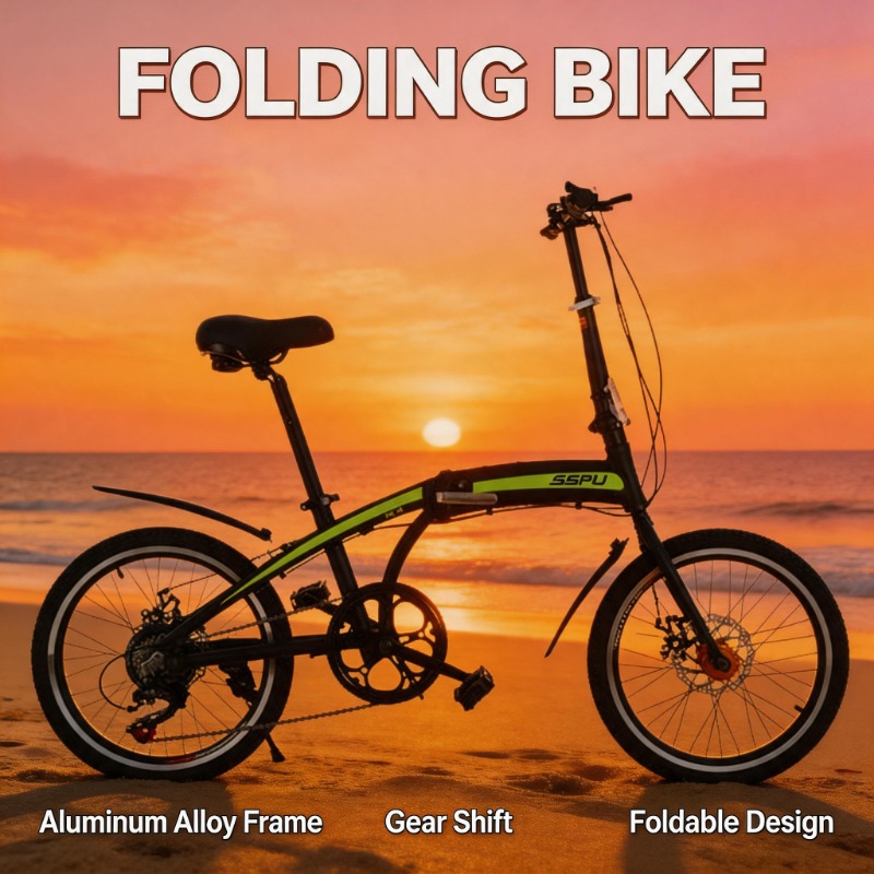 Bicicleta Plegable de Diseño U - Commuting With Bike reseña y precio